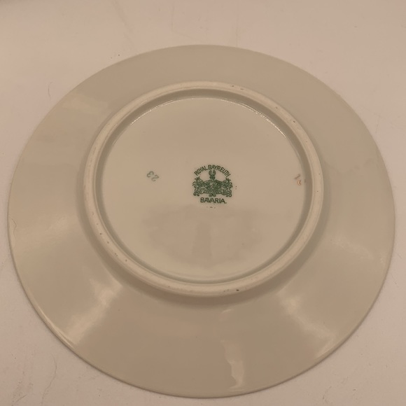 Royal Bayreuth bread plates-3 - Picture 2 of 4